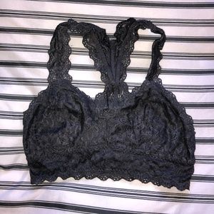 Grey Lace Bralette